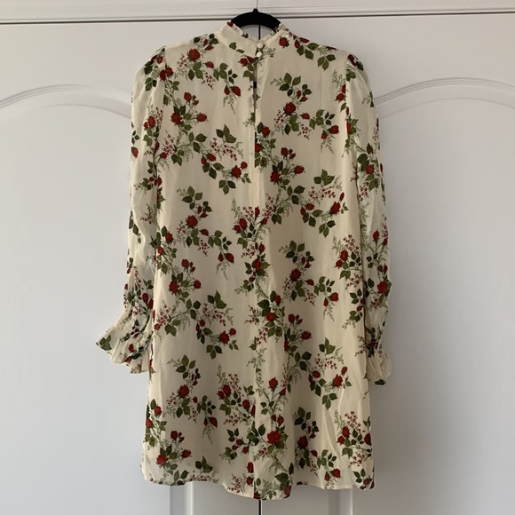 NWOT rose-print Reformation minidress - Picture 6 of 9